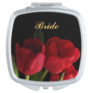 Red Tulips Wedding Bridal
