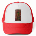 red turbin hats
