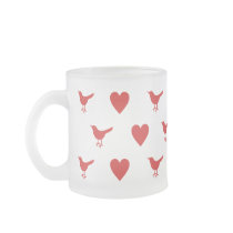 Red Tweetheart Frosted Mug