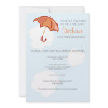 Red Umbrella Bridal Shower Invitation