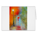 RED UMBRELLA card