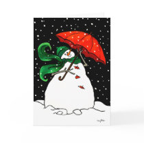 RED UMBRELLA cards by EDITHCOLLECTION RED UMBRELLA cards