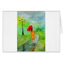 RED UMBRELLA card
