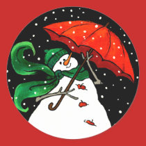 RED UMBRELLA stickers