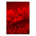 red urban cards by VioDeSign red urban cards