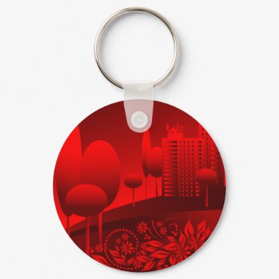 red urban key chain by VioDeSign