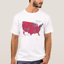 Red v. Blue t-shirts