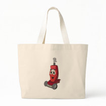 Red Vacuum Cleaner Tote Bag