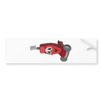 Red Vacuum Cleaner Bumper Stickers