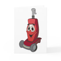 Red Vacuum Cleaner Card
