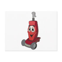 Red Vacuum Cleaner Postcards