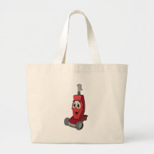 Red Vacuum Cleaner Tote Bag