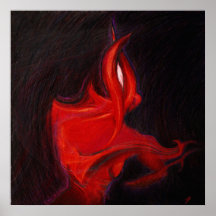 Red Vacuum Print