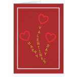 Red Valentine Card cards