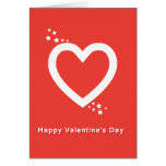 Red Valentine Classic Card cards