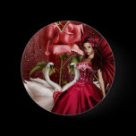 Red Valentine's Day Fairy buttons