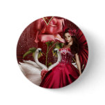 Red Valentine's Day Fairy buttons