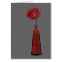 Red Vase and Flower cards