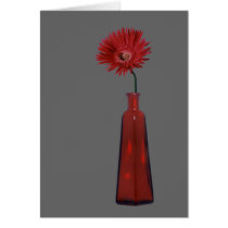 Red Vase and Flower cards by roimim Red Vase and Flower cards