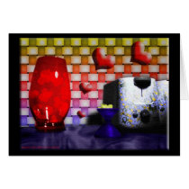 Red Vase cards