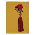 Red Vase,  Flower, and Butterfly cards