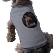 Red Velvet Corset pet clothing by opheliasart Red Velvet Corset pet clothing