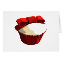 Red velvet cupcake template products cards
