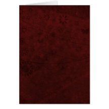 Red Velvet Retro Flowers and Butterflies Abstract Cards