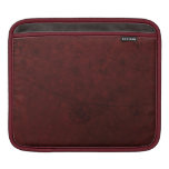 Red Velvet Retro Flowers and Butterflies Abstract Sleeve For iPads