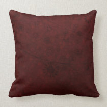 Red Velvet Retro Flowers and Butterflies Abstract pillows