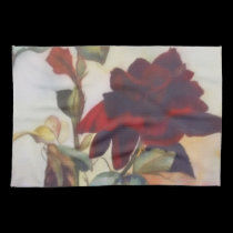 Red Velvet Rose Dish Towel kitchen towels