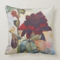 Red Velvet Rose Pillow pillows