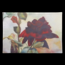 Red Velvet Rose Place Mat placemats