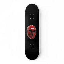 Red Venice Mask Skateboard