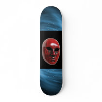 Red Venice Mask Skateboard