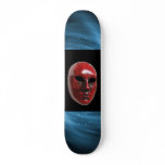Red Venice Mask Skateboard