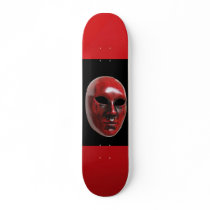 Red Venice Mask Skateboard