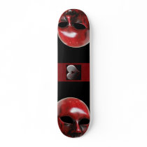 Red Venice Mask Skateboard