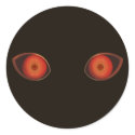 Red Very Evil Eyes stickers