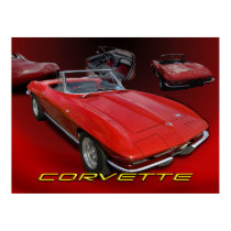 Red Vette collage posters by LifeBlood Red Vette collage posters