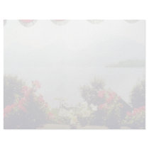 Red View from St. Wolfgang, Austria flowers Customized Letterhead