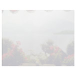 Red View from St. Wolfgang, Austria flowers Customized Letterhead