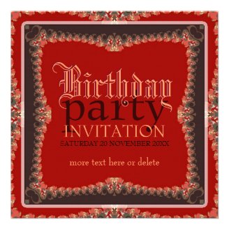  Stylish Teal & Gold Dinner Party Invitations 