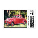 Red Vintage Car postage
