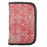 Red Vintage Grunge Damask Planner planners