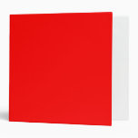 Red Vinyl Binder