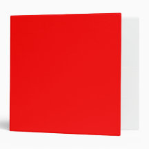 Red Vinyl Binder