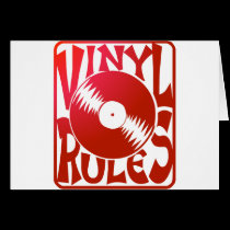 Red Vinyl Rules, ok? cards