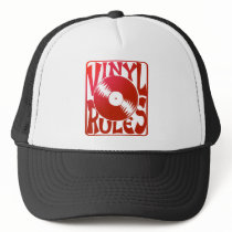 Red Vinyl Rules, ok? hats
