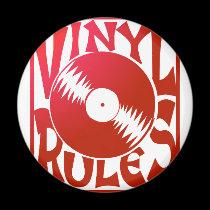 Red Vinyl Rules, ok? magnets